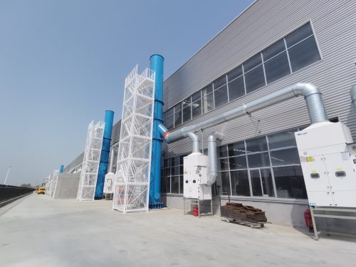 Electric Vehicle Manufacturer New Workshop Overall Dust Removal Project