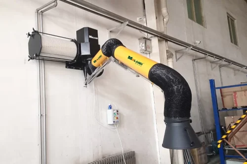 Wall – Mounted Fume Extractor: MLWF200 – BG for Clean Workspaces