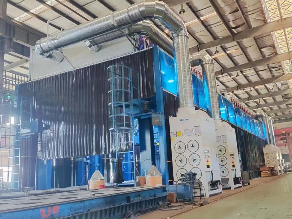 Central welding fume extraction system