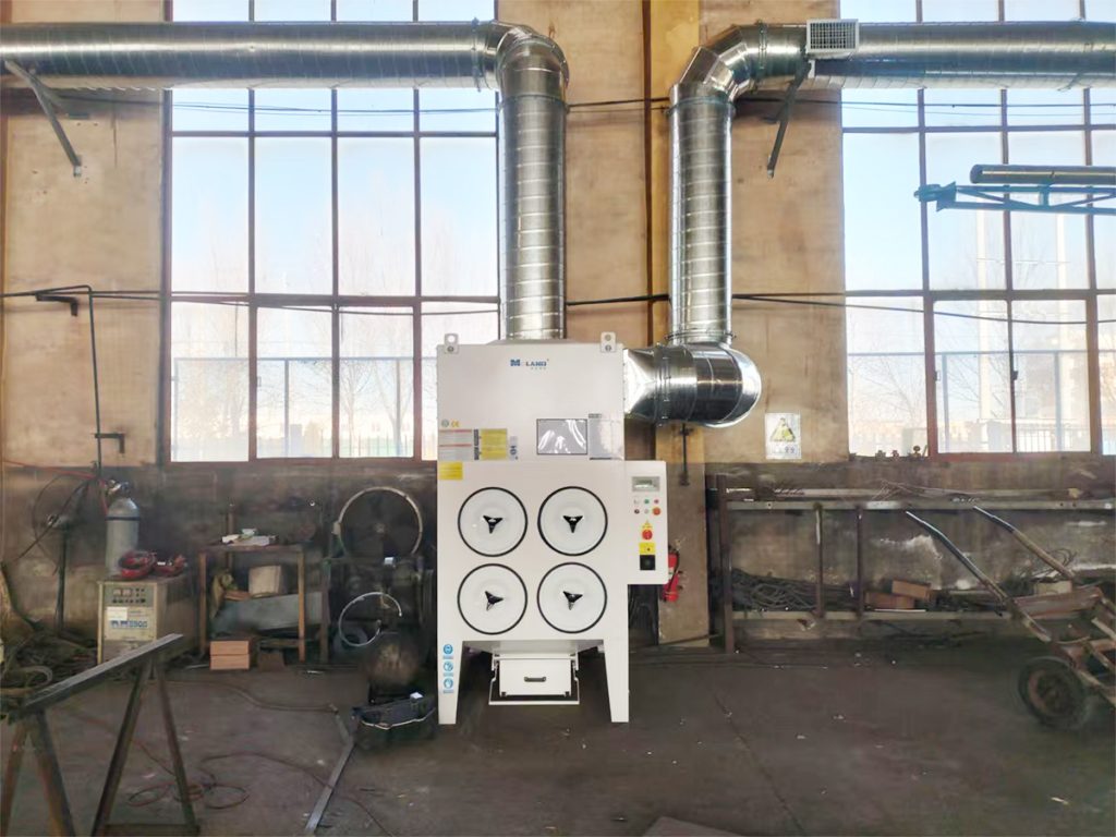 Welding fume dust system