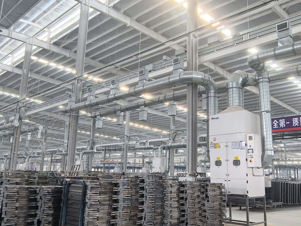 Welding fume extractiong system