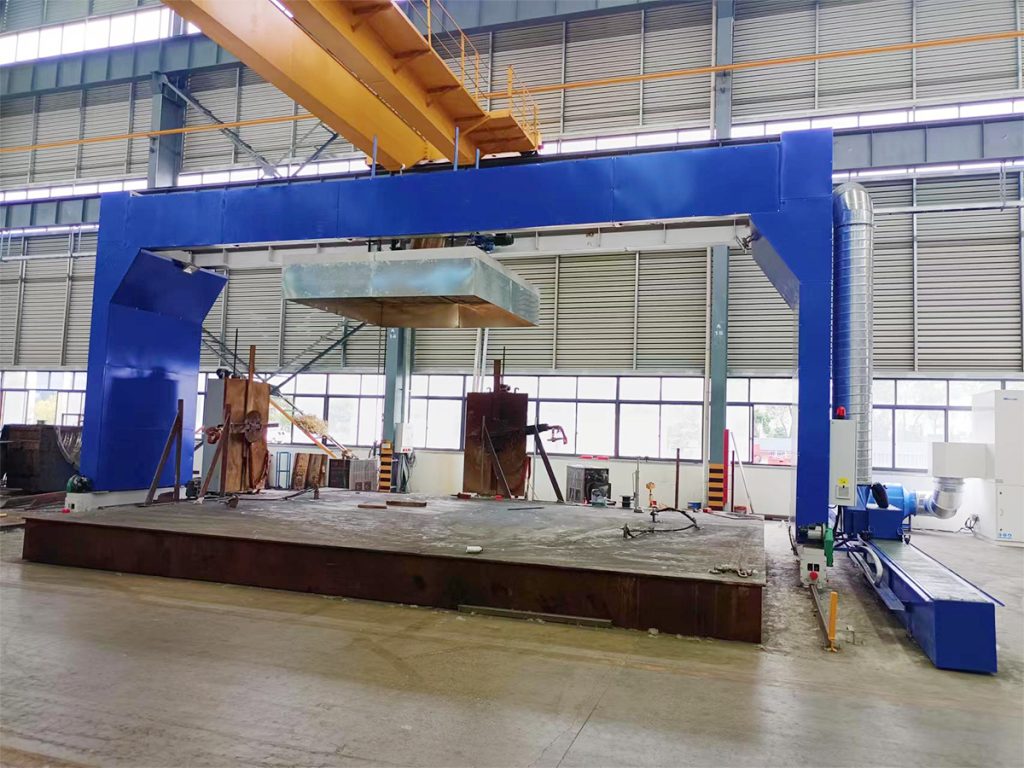 hood-suction fume extraction system