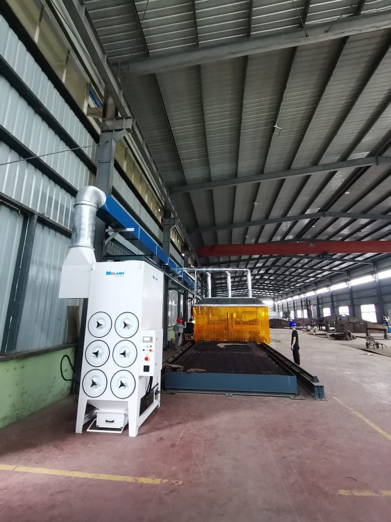 Plasma Cutting Dust Collection, weld fume purifier, industrial dust removal system, cartridge dust collector, fume extraction installation