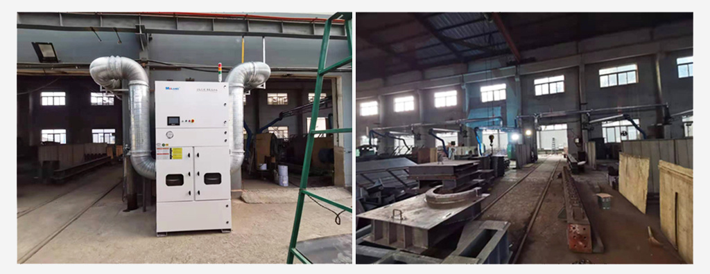 Dual-System Solution 、welding fume extraction、centralized dust collection、carbon arc gouging、side-suction hood