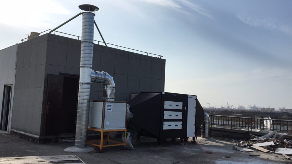 activated carbon exhaust gas purification, activated carbon VOC adsorption, industrial VOC treatment system